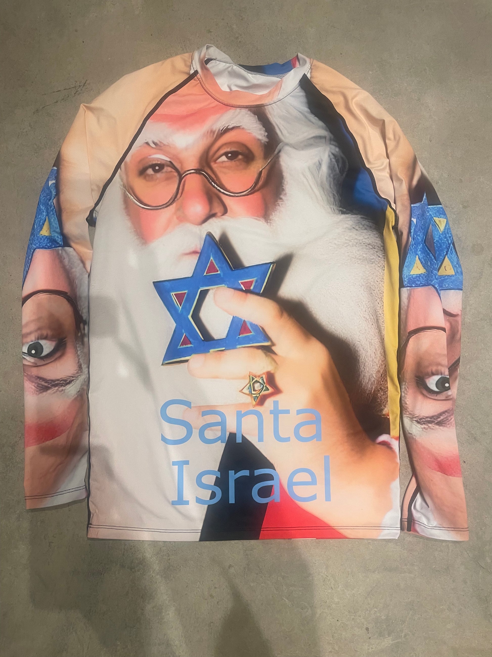 Santa Israel Rashguard