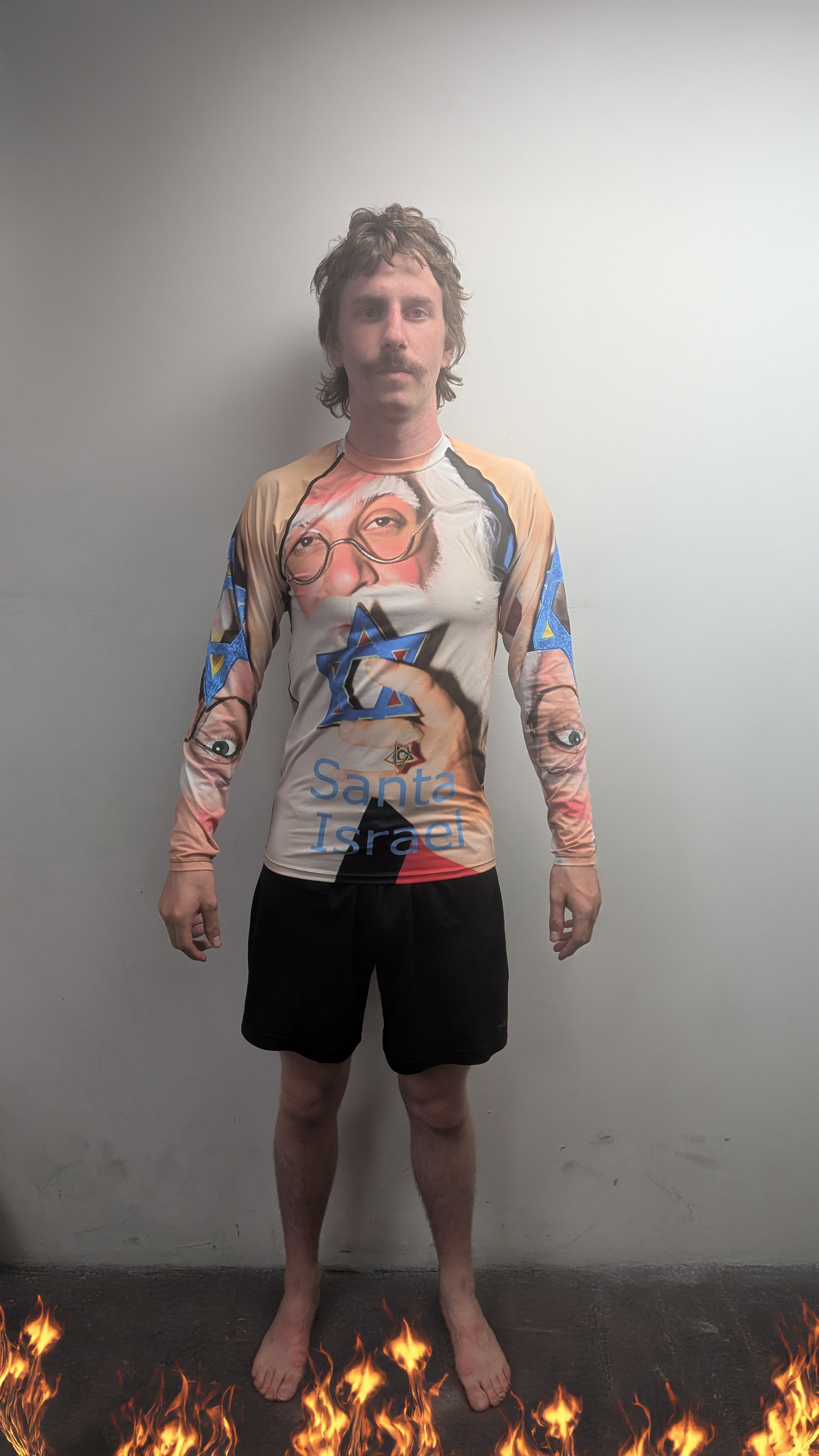 Santa Israel Rashguard