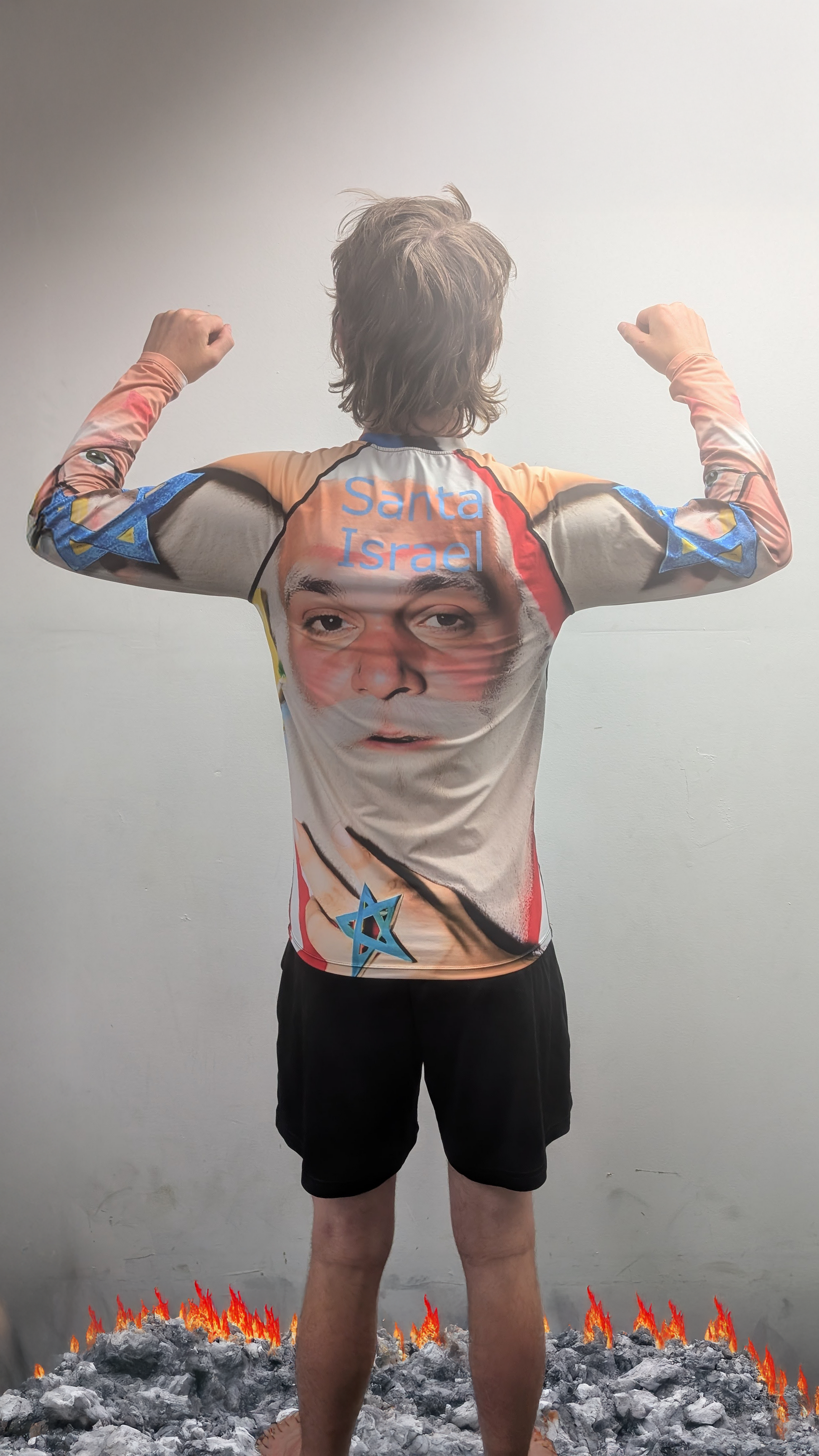 Santa Israel Rashguard